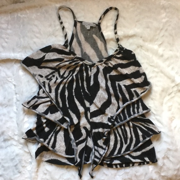 Zebra Patterned Tank Top - Picture 2 of 2